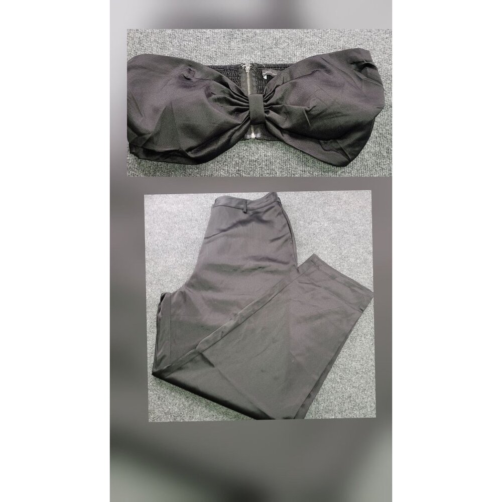 Tube Top Pant Set 1XL Black Good Time USA Disco
